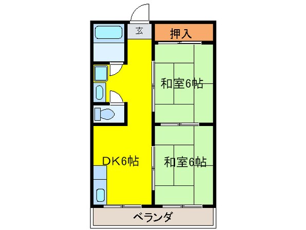 メゾン中野の物件間取画像